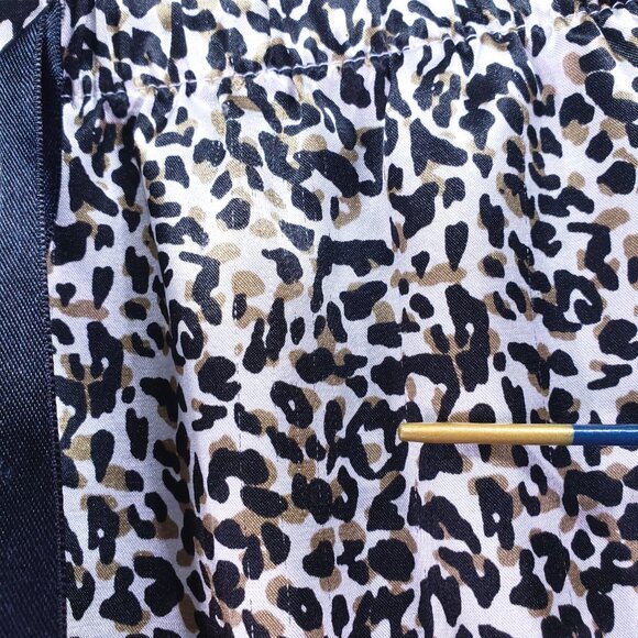 BB Dakota Pajama Set Shirt and Shorts Animal Print Satin Zebra Leopard Sleepwear - Picture 13 of 16